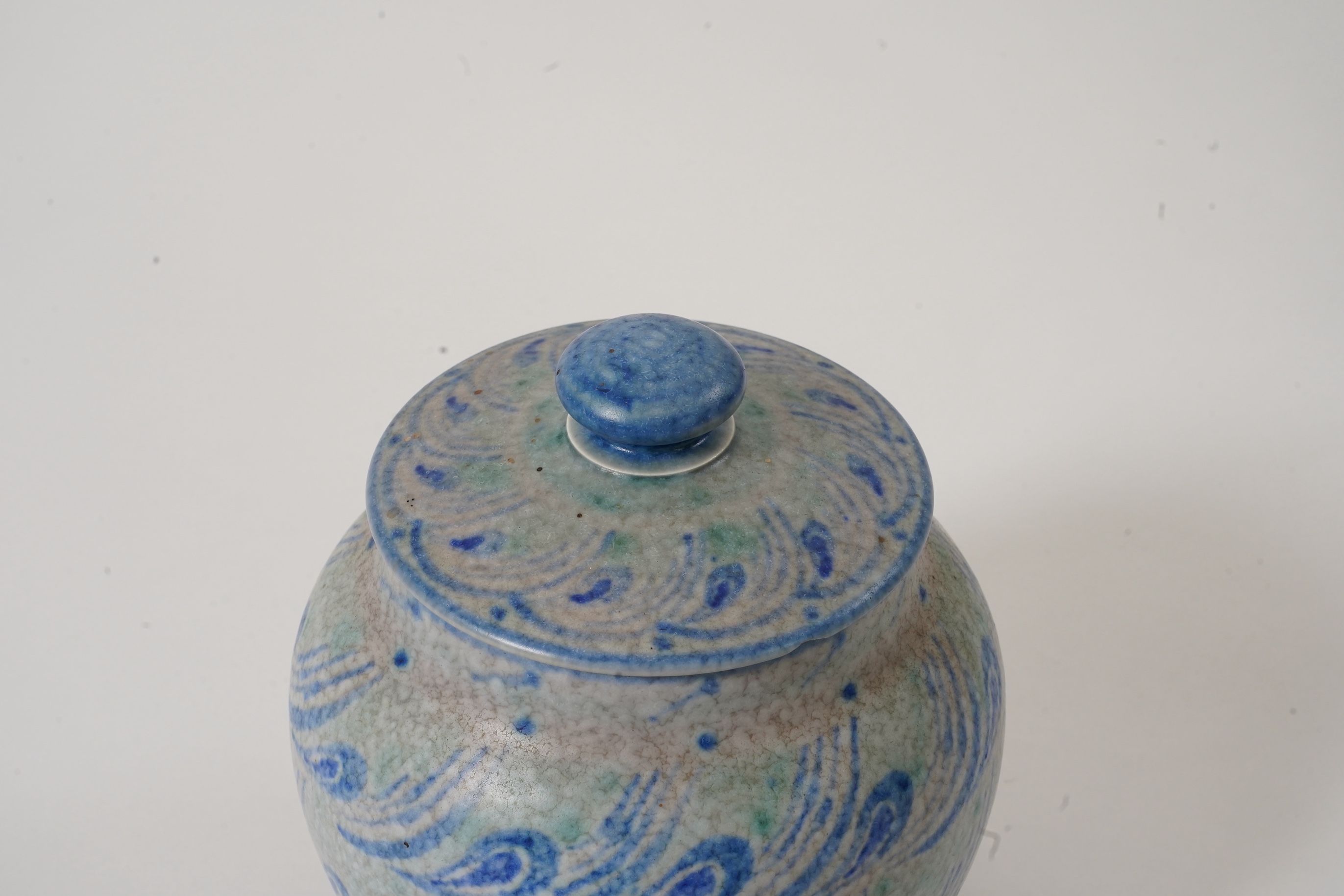 Gwladys M. Rodgers (1888-1946) for Pilkington's Royal Lancastrian: A lidded jar